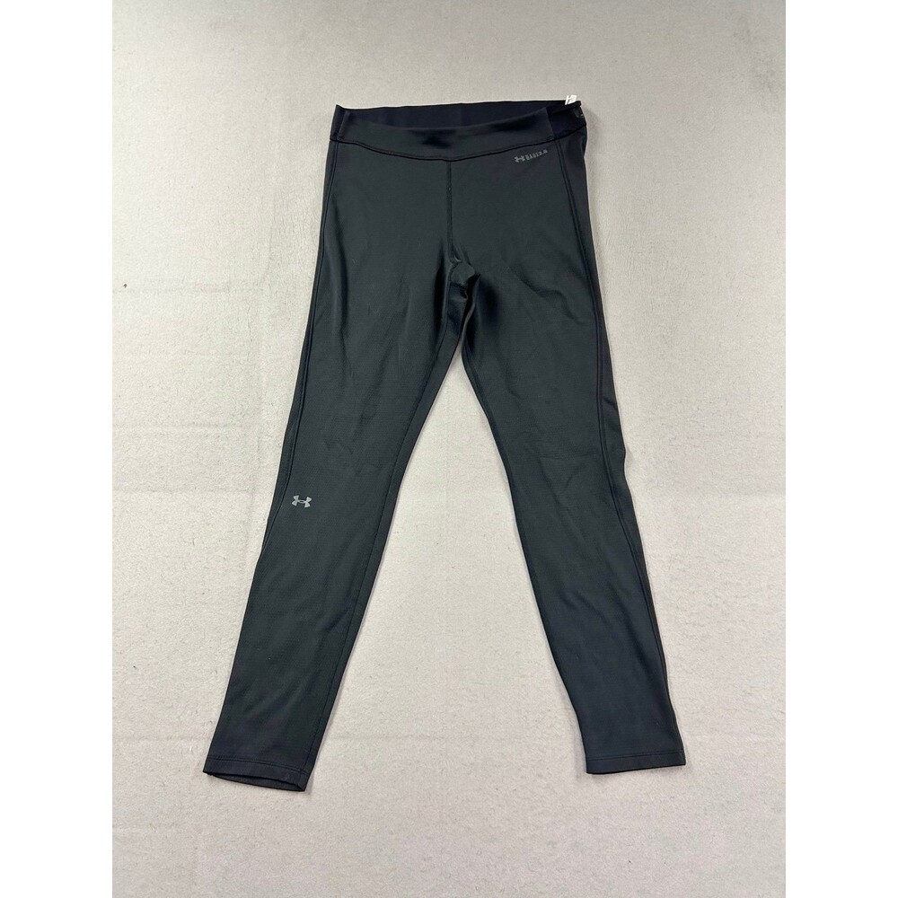 Under Armour Women's Base 2.0 Layer Cold Gear Black Athletic Leggings Large